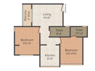 Supreme Siddhi Apartment 2D 2