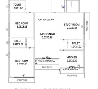 Parshva Parshwa Residency 2D 1