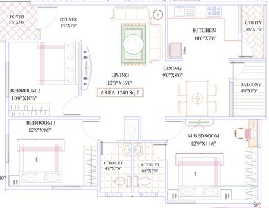 INA Vishnu Vihar 2D 2