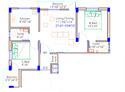 Arjun A And D Homes 2D 2