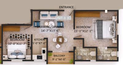 Uma Snehalay Residency 2D 1