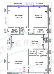 Earth Nirman Orchid 2D 1