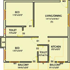 Uniplus Roseberry 2D 2