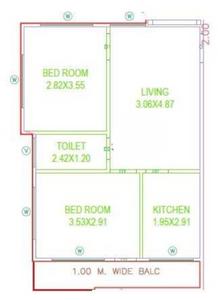Eesha SR Fortune Heights Block A 2D 1