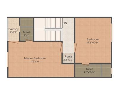 Samarth Green Forest  2D - First Floor 3