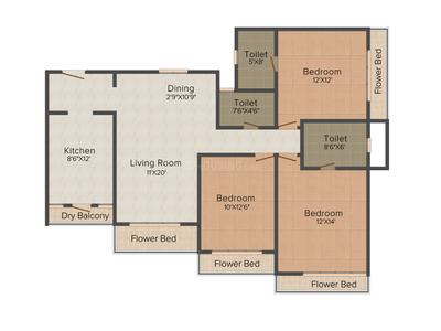 DCPL Vishwadeep Heights 2D 2