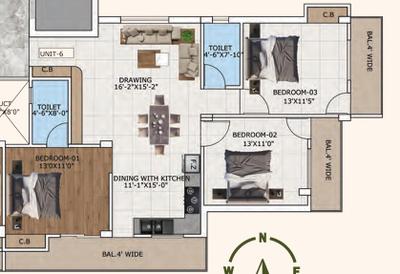 Sarswati Developer Apartment 2D 3