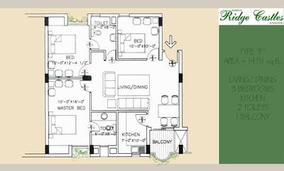 Raheja Ridge Castle 2D 3