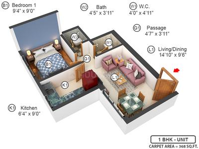 Runwal Avenue Wing M 3D 1