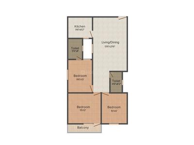 Maan Apartment-III 2D 2