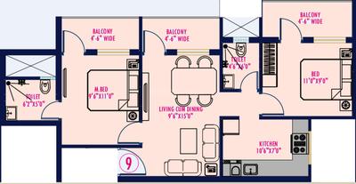 Matha Shushiganga Residency 2D 2