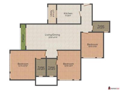 Pushpa Pearl Residency 2D 3