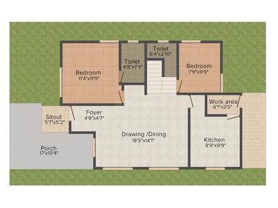 Flagmark Ruby Garden 2D - Ground Floor 1