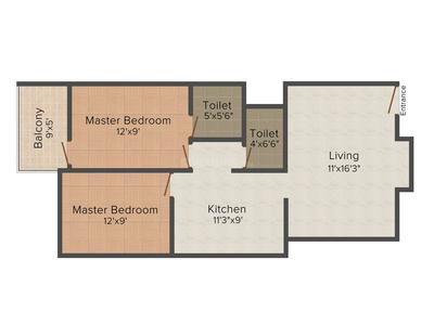 Ballaleshwar Gananayak Residency 2D 3