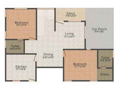 Hamnet Coconut Valley 2D - Ground Floor 3