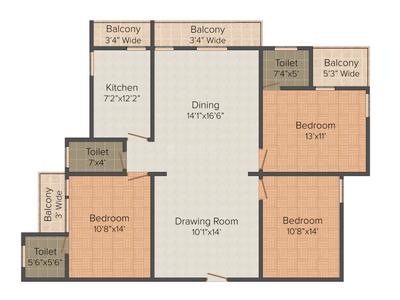 Seema Residency 2D 3