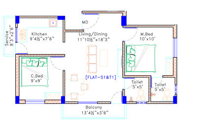 Arjun A And D Homes 2D 3