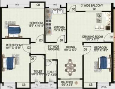 Global Surya Enclave 2D 1