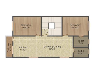 Eklavya Duplex 2D - First Floor 2