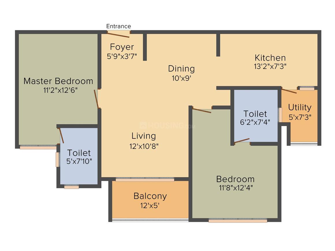 Saroj Harmony Floor Plan Halasahalli, Bangalore