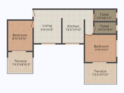 Address Village Residency 1 2D 2