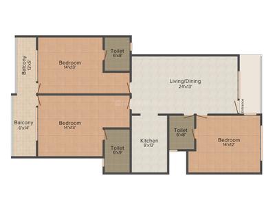Dev Bhoomi Whispering Pines 2D 3