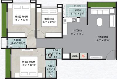 Unique Meera Homes Phase 1 2D 1