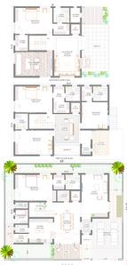 Supadha Villas Elevation Concept 2D 1