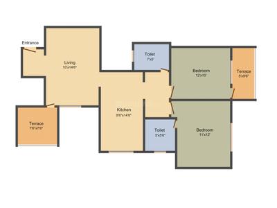 Samarth Crystal Royale 2D 3