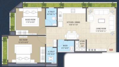 Shree Amba Luxuria Phase 1 2D 1