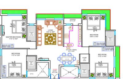 Precise Mahavir Heights 2D 3
