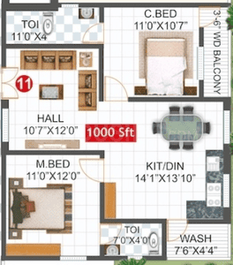 K V N Matsyagiri Homes 2D 1