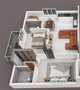 Tagore Homes 3D 2