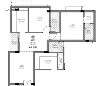 Arjun Anandham Flats 2D 3