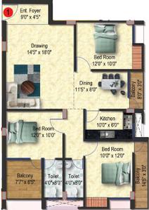 Nirman Pratibha Enclave 2D 3