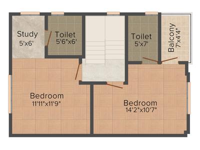 Nilamber Aangan 2D - First Floor 2