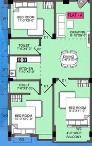 Sagar Apartment 2D 2