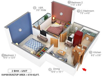Gallery Cover Pic of Siddhaye Apartment 3