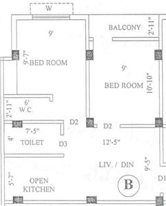 Siddhidata Tower 2D 1
