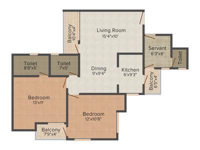REPL Rajvansh Residency 2D 3