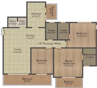Tata Value Homes New Haven Bahadurgarh 2D 3