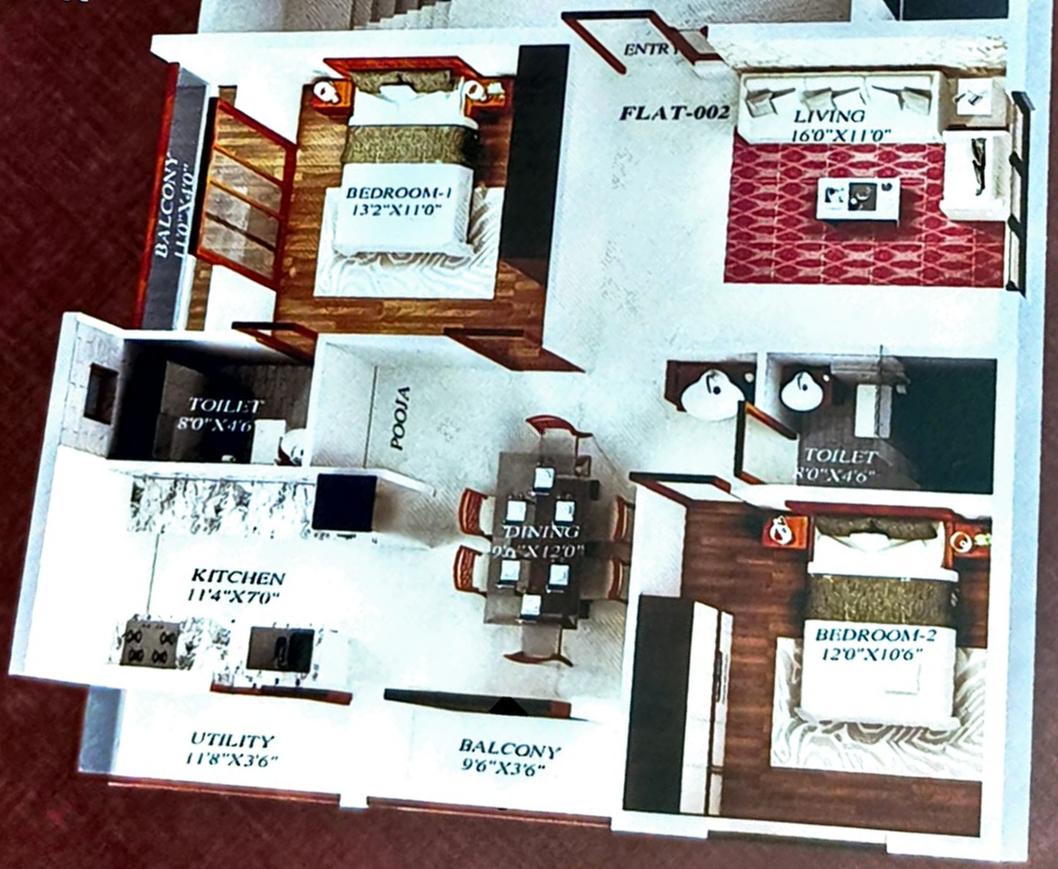 Refulgence Glamis Castle in Ramanashree California Gardens Layout