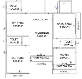 Parshva Parshwa Residency 2D 2
