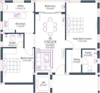RedBrick Jais Residence 2D 2
