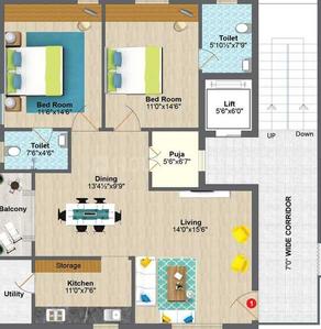 Rami Reddy Bharavi Residency 2D 1