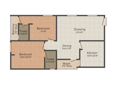 RM Dwaraka Residency 2D 3