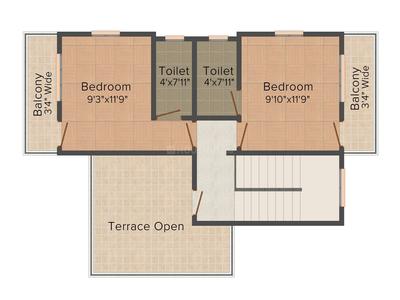 Rancos Niravade Bungalows 2D - First Floor 2