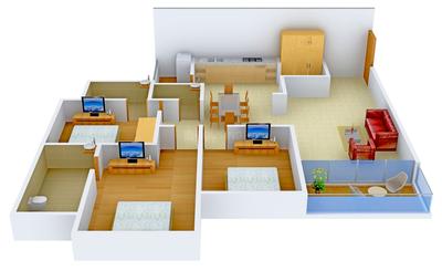 SS Enterprises Sai Simran Residency 3D 1