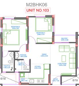 Pratham Riviera Phase 5 2D 1