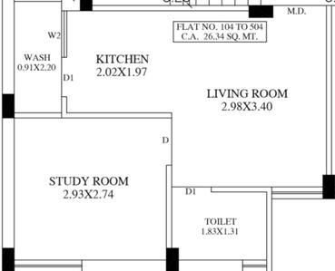 ABC Narayan Apartment 2D 2
